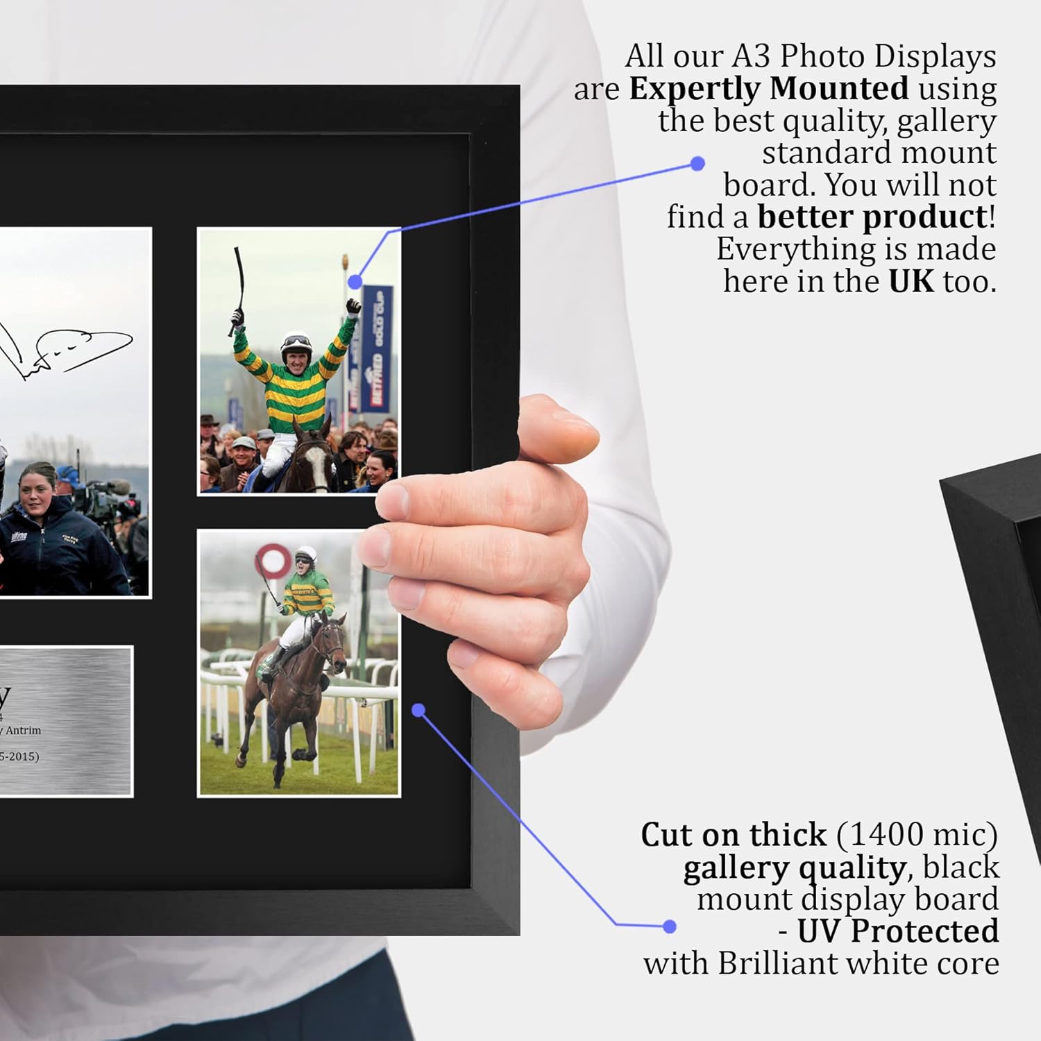 Thumbnail 3 de HWC Trading FR A3 Sir Anthony Peter McCoy framed printed autograph picture (A3)