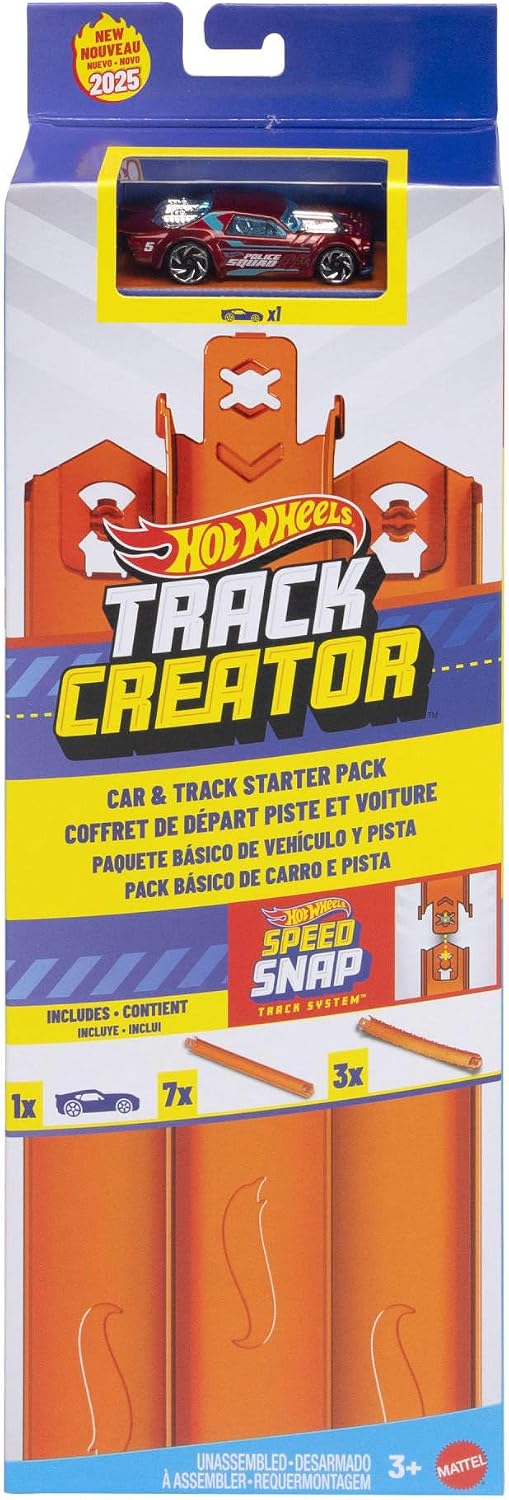 Thumbnail 6 de Hot Wheels Track Creator Triple Loop Pack with 1:64 Scale Vehicle (JDW39)