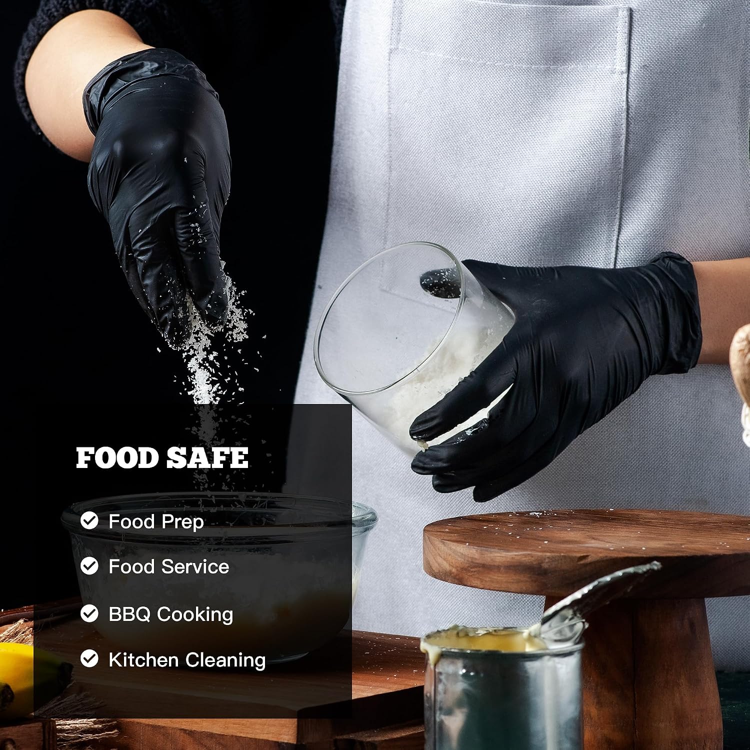 Detalle 1 de TitanFlex Nitrile Exam Gloves 6-mil