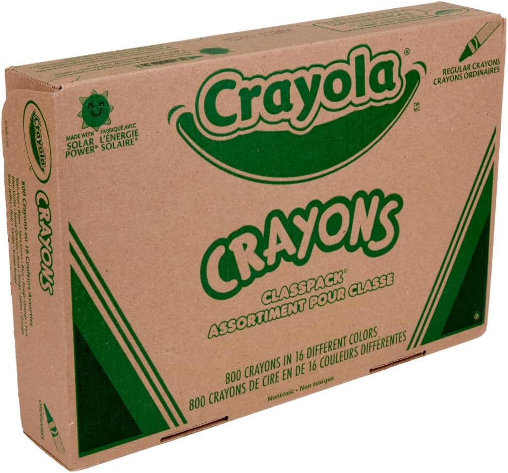 Thumbnail 6 de Crayola Bulk Crayon Classpack 800ct (16 Colors) for Classroom Art, Ages 3+