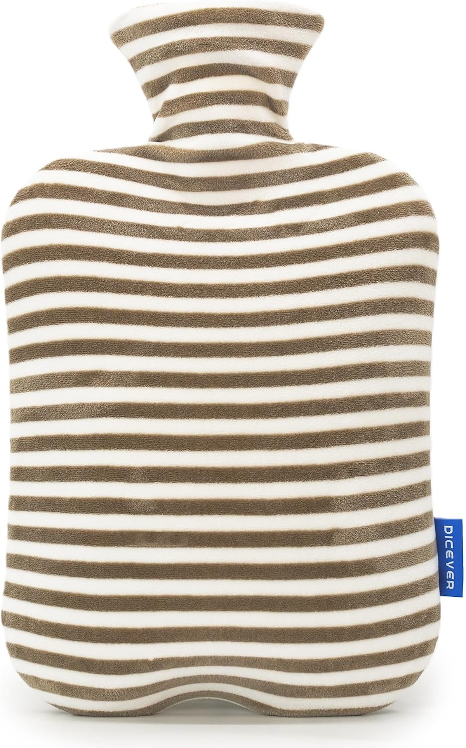 Detalle de DICEVER 2L Hot Water Bottle with Soft Cover, Hot and Cold Use, Gray