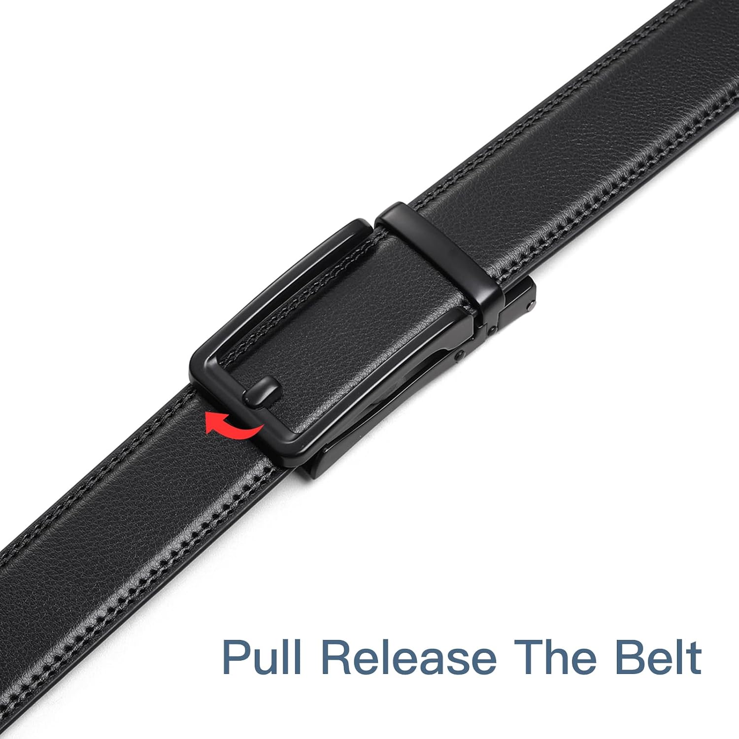 Detalle de SENDEFN Men's Leather Belt 1 3/8-inch