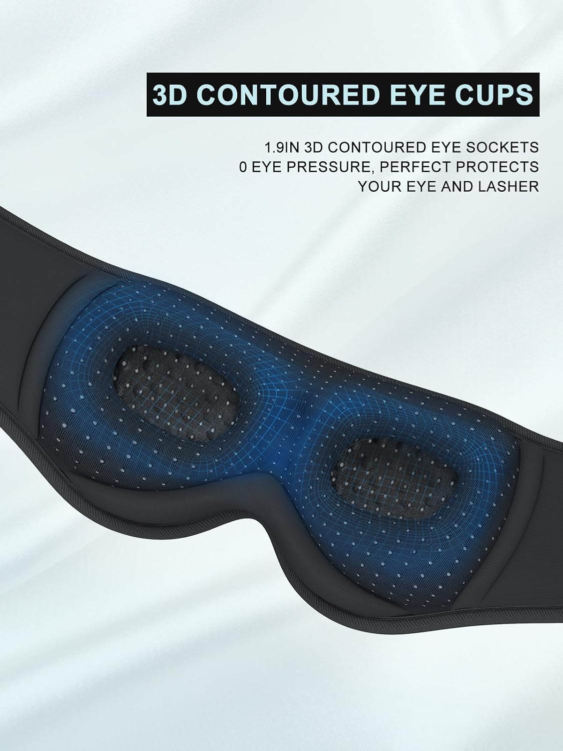 Thumbnail 6 de LC-dolida Sleep Headphones Bluetooth 3D Sleep Mask