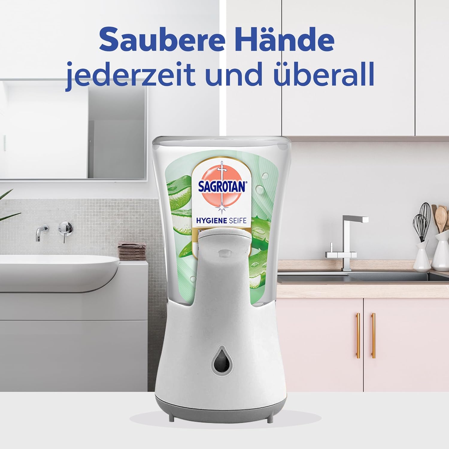 Thumbnail 4 de Sagrotan No-Touch Nachfüller Aloe Vera 5×250 ml