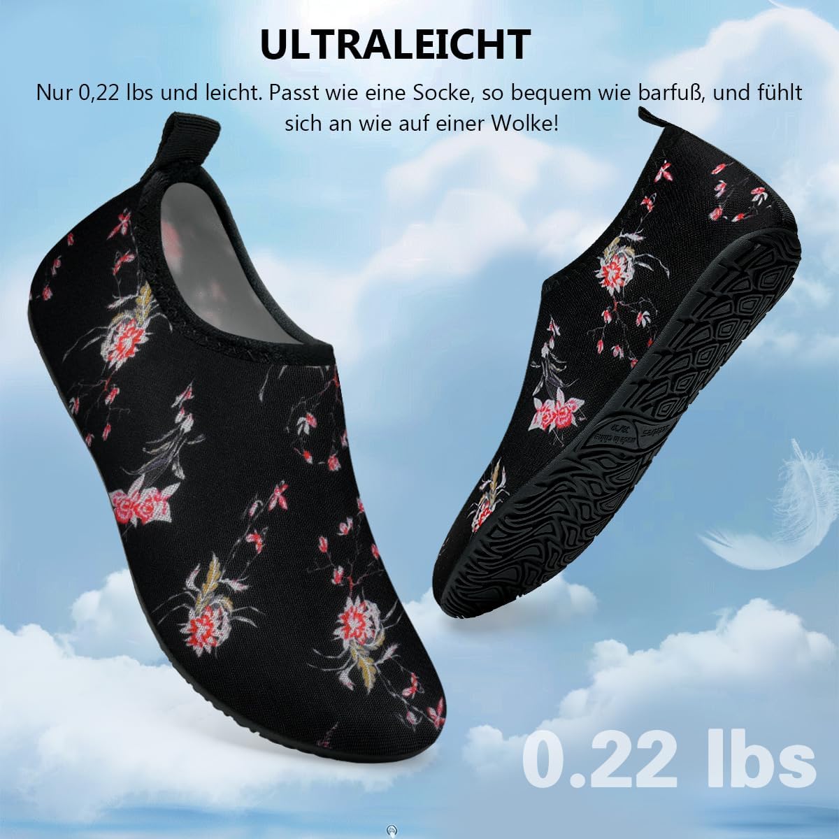 Detalle de Swim Water Shoes Aqua Socks Barefoot Water Shoes for Sea, Pool & Beach (Barefoot Style)
