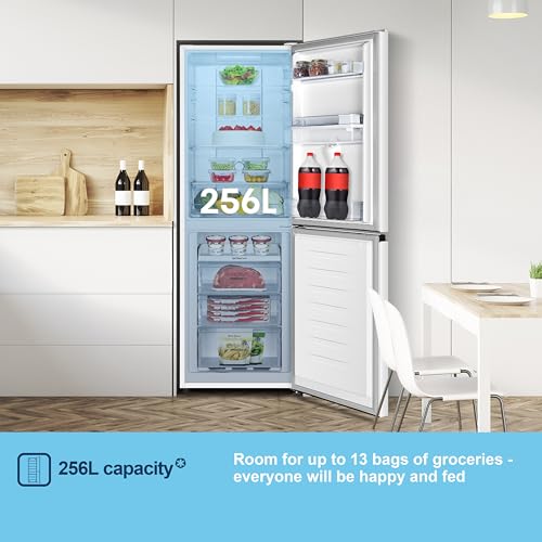 Detalle de Fridgemaster MC55251DE 55cm Freestanding Fridge Freezer with Water Dispenser (256 L)