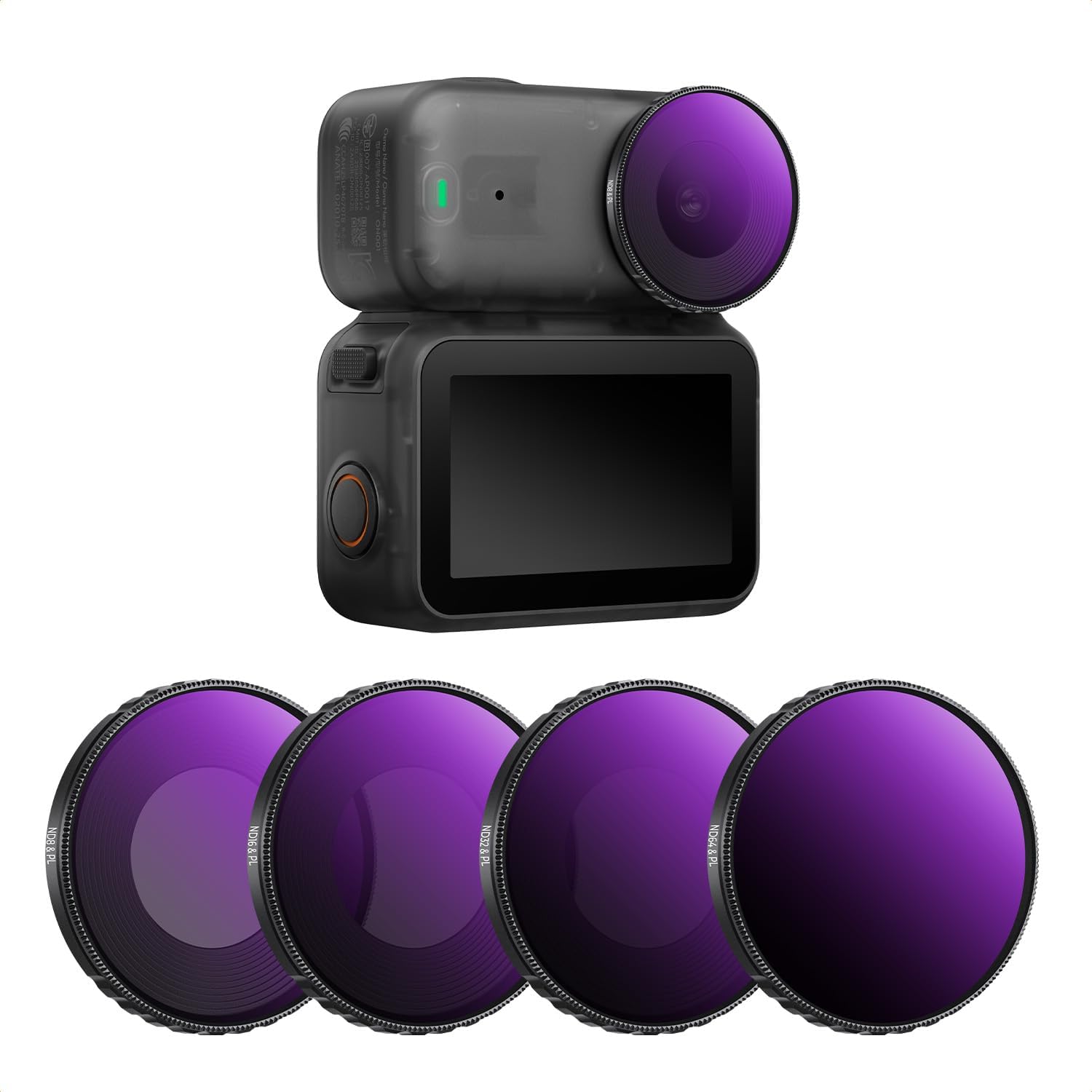 Detalle de Set filtri ND8/ND16/ND32 e CPL per DJI Osmo Nano di K&F CONCEPT