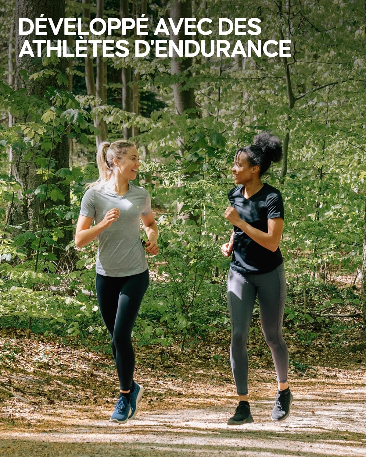 Detalle de DANISH ENDURANCE T-Shirt Sport Technique Femme — Ultra Respirant, manches courtes pour running et fitness