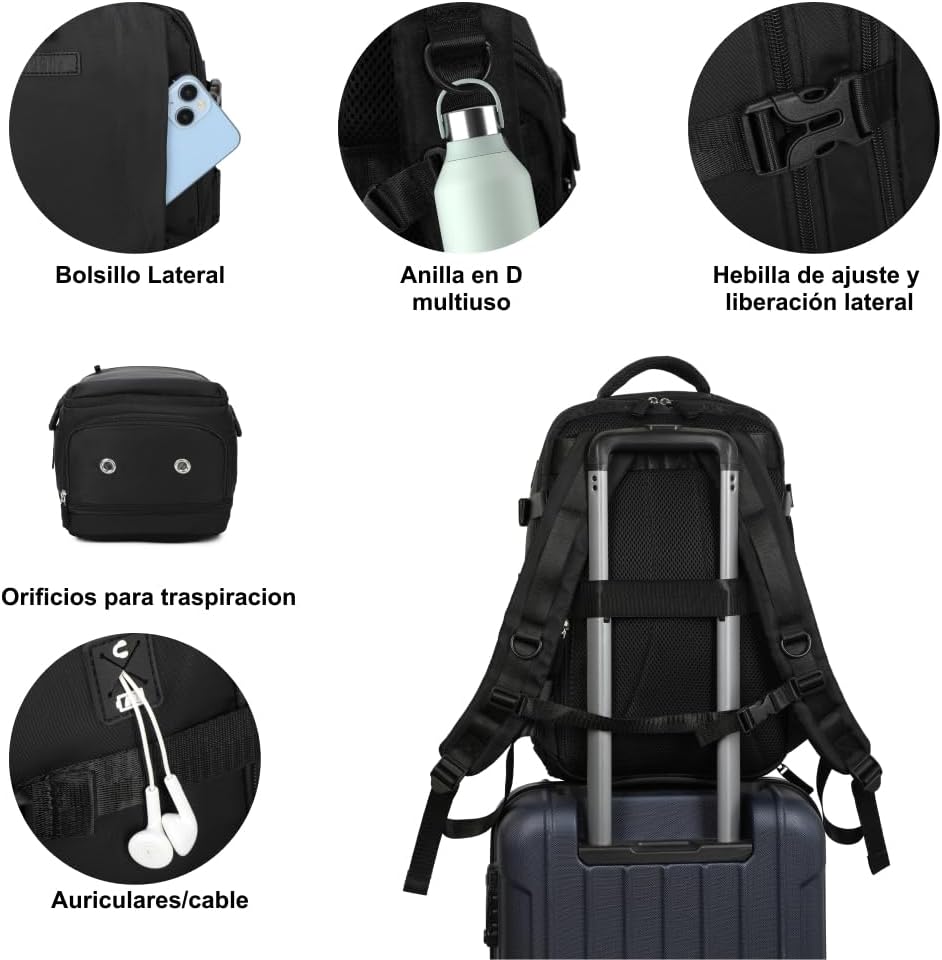 Thumbnail 4 de 1990s Mochila de viaje cabina 20–25L