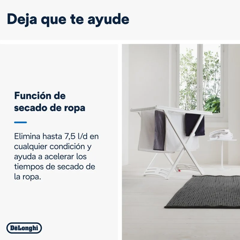 Detalle de DeLonghi AriaDry Light deshumidificador 2,8 L