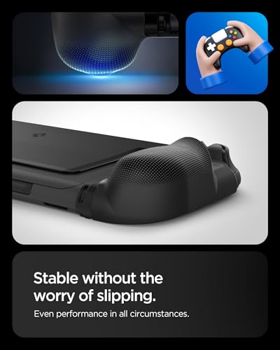 Detalle de Spigen Funda Dual Grip para Nintendo Switch 2: ligereza y agarre mejorado para sesiones largas