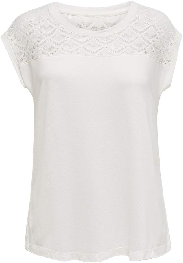 Thumbnail 6 de ONLY Damen Onlnicole Life S/S Mix Top NOOS JRS T-Shirt mit Spitzen-Detail