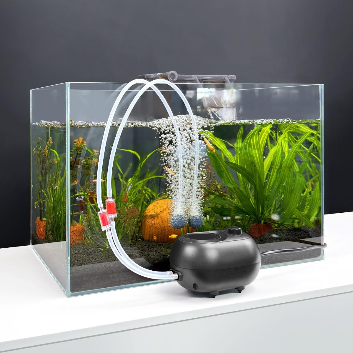 Thumbnail 6 de FEDOUR 4W Aquarium Air Pump — Quiet, Adjustable Oxygenation for Up to 600L Tanks