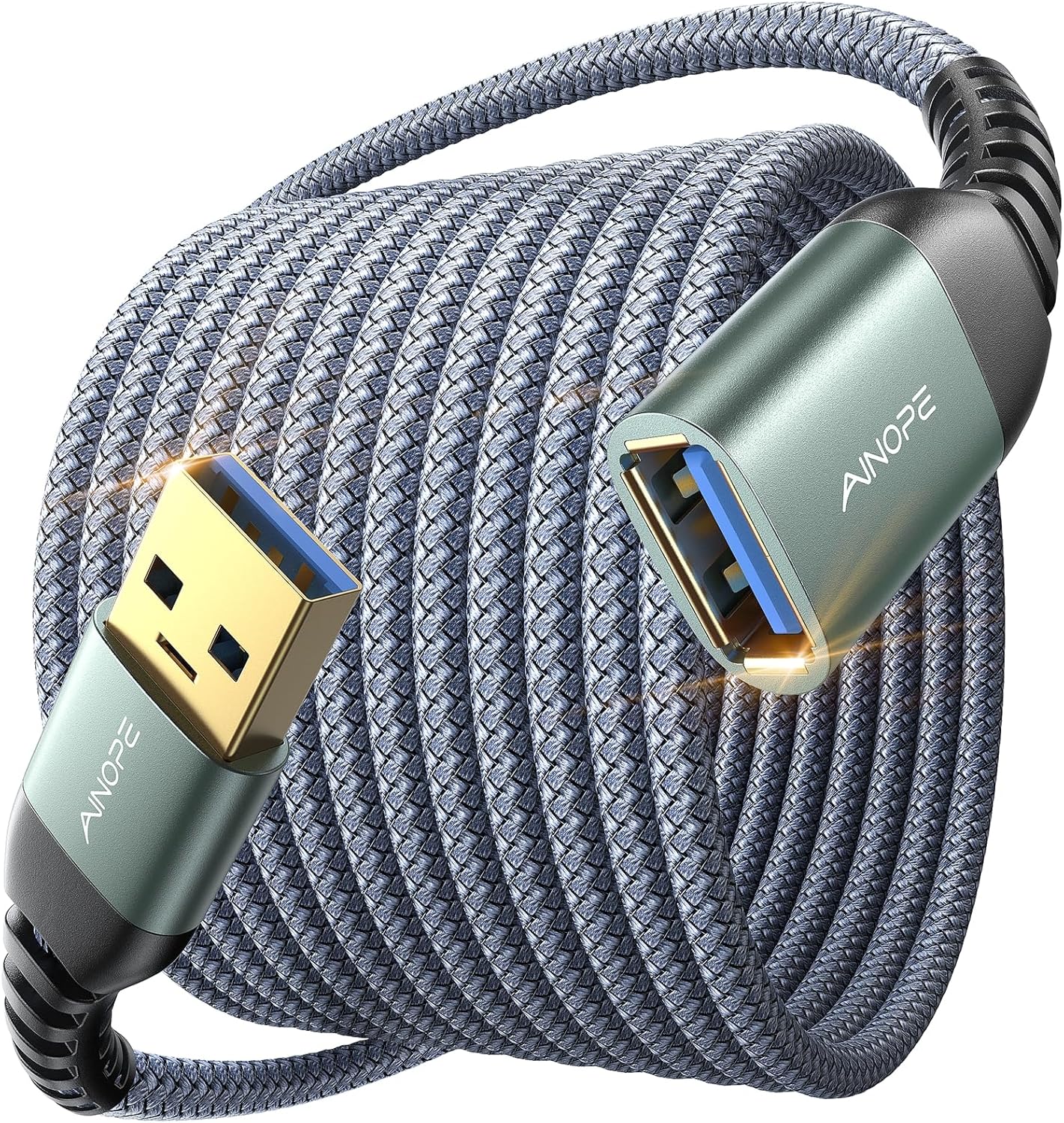 Detalle de AINOPE USB 3.0 Extension Cable 10ft