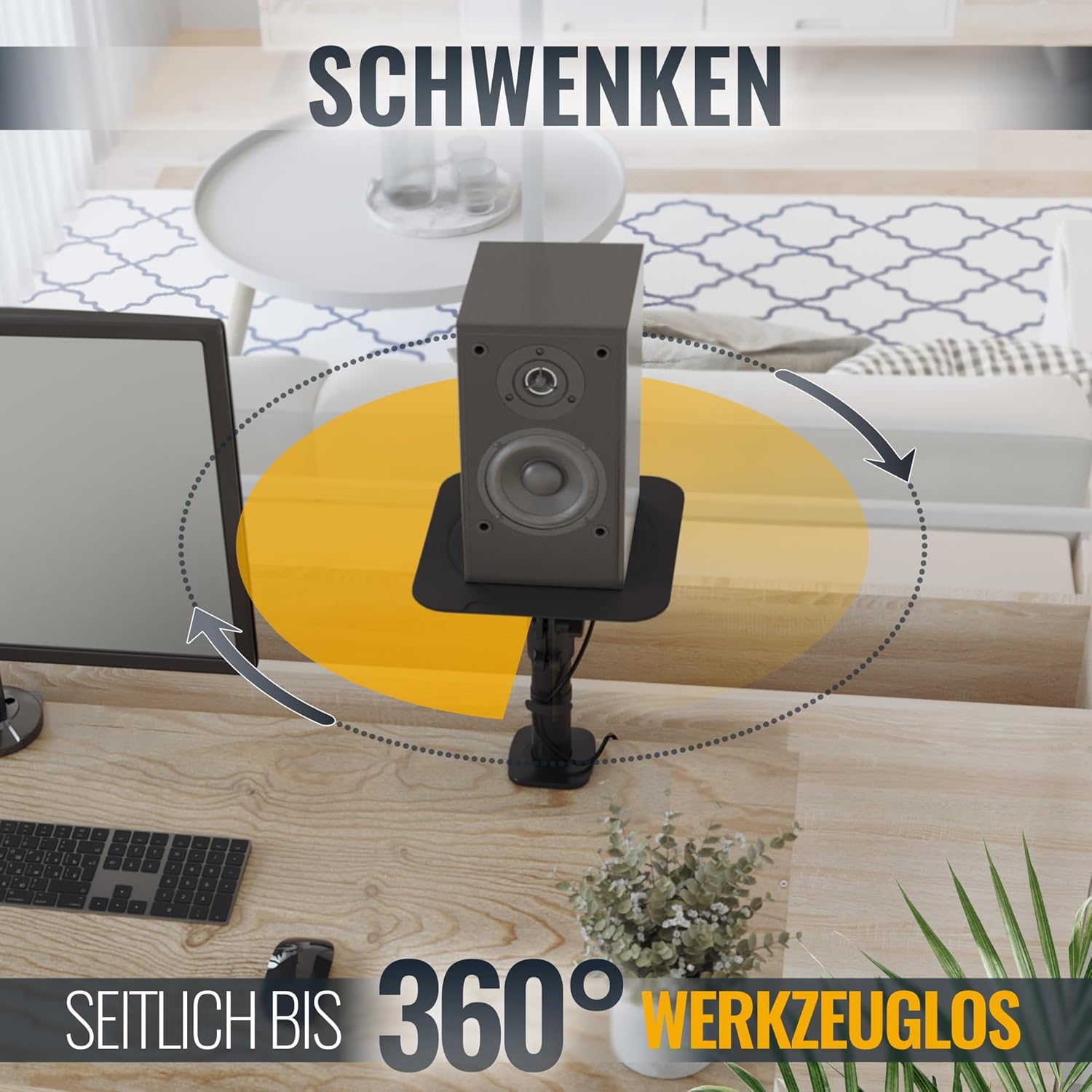 Detalle 2 de RICOO LH069-C supporti per casse 15 kg