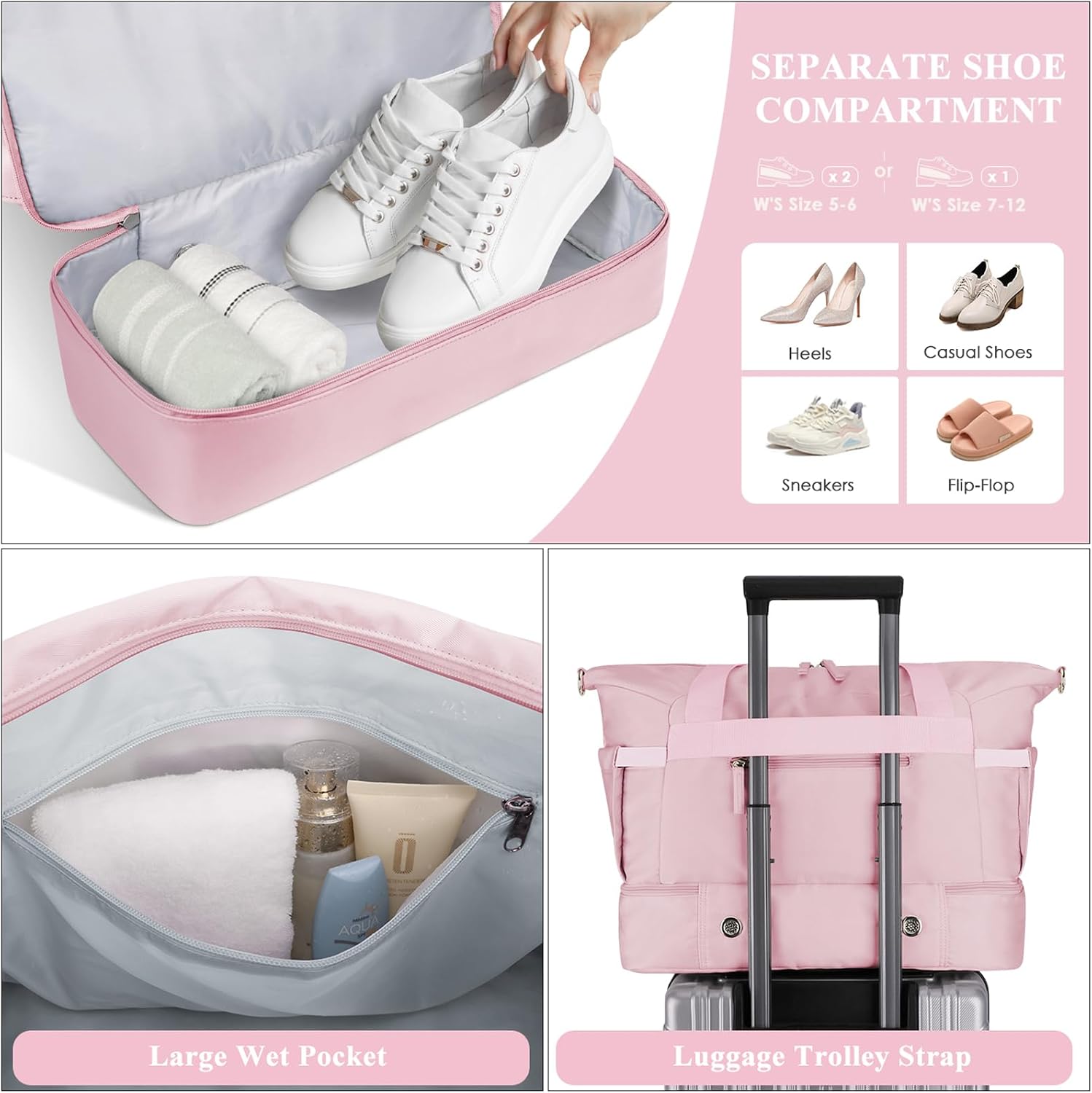 Detalle de Women's Gym Bag in Nylon