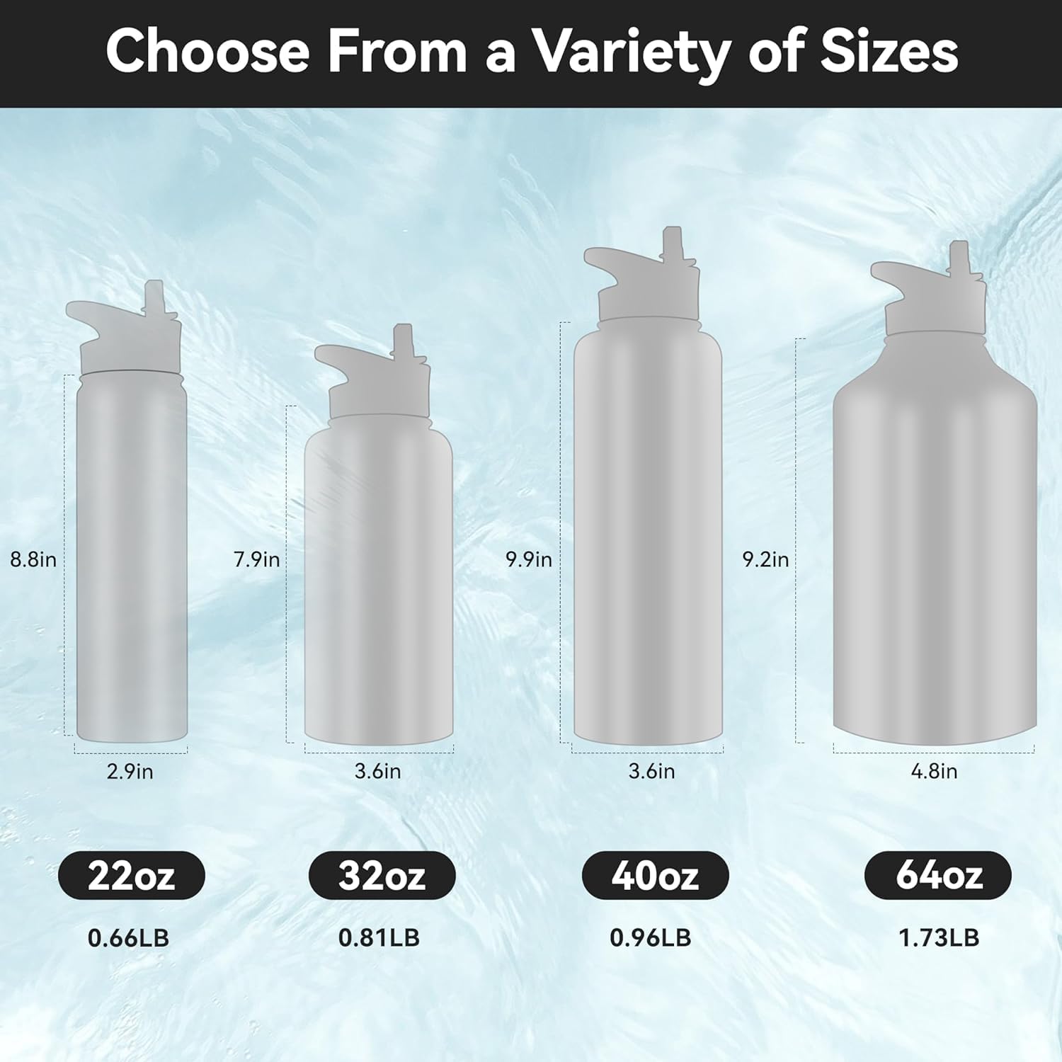 Detalle de HASLE OUTFITTERS Insulated 22 oz Water Bottle đ„€