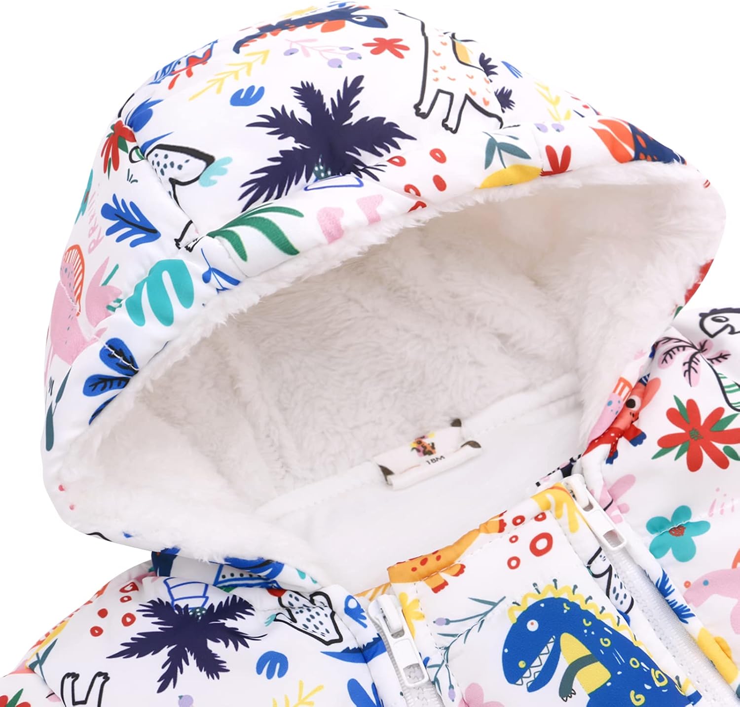 Thumbnail 2 de famuka Baby Snowsuit Romper: Fleece-Lined Winter Warmth for 0–18 Months