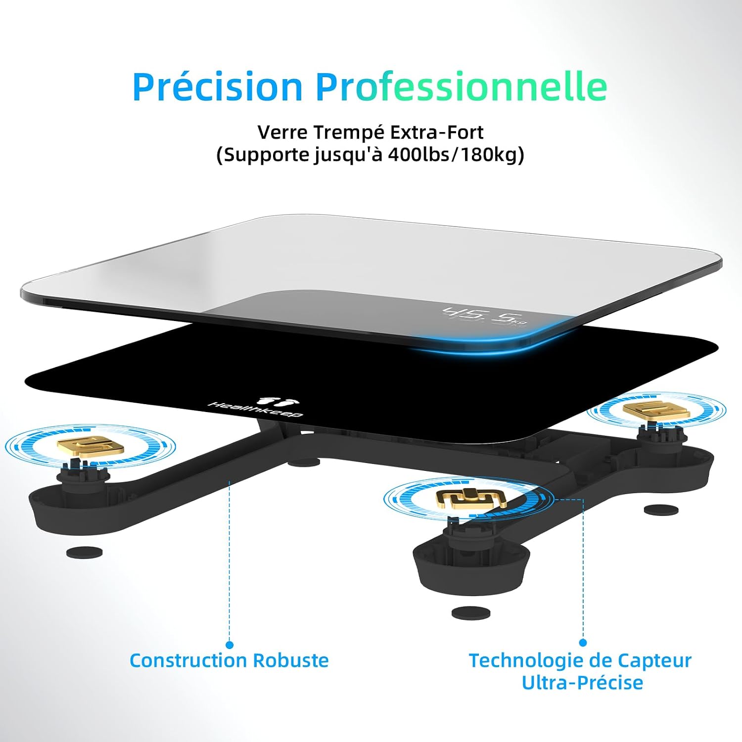 Detalle 2 de Healthkeep Balance pèse-personne 180 kg ⚖