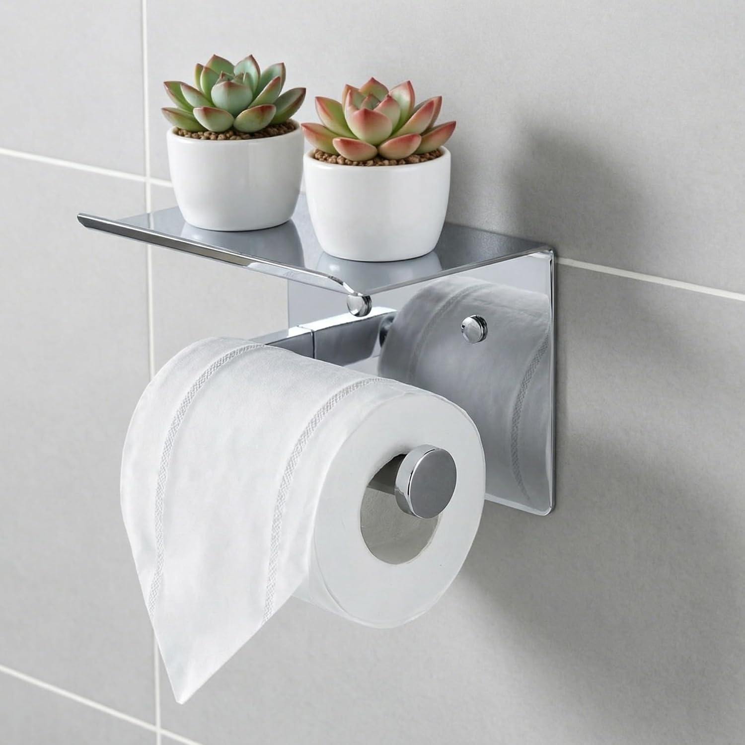 Detalle de DIYZON Toilet Paper Holder, Stainless Steel