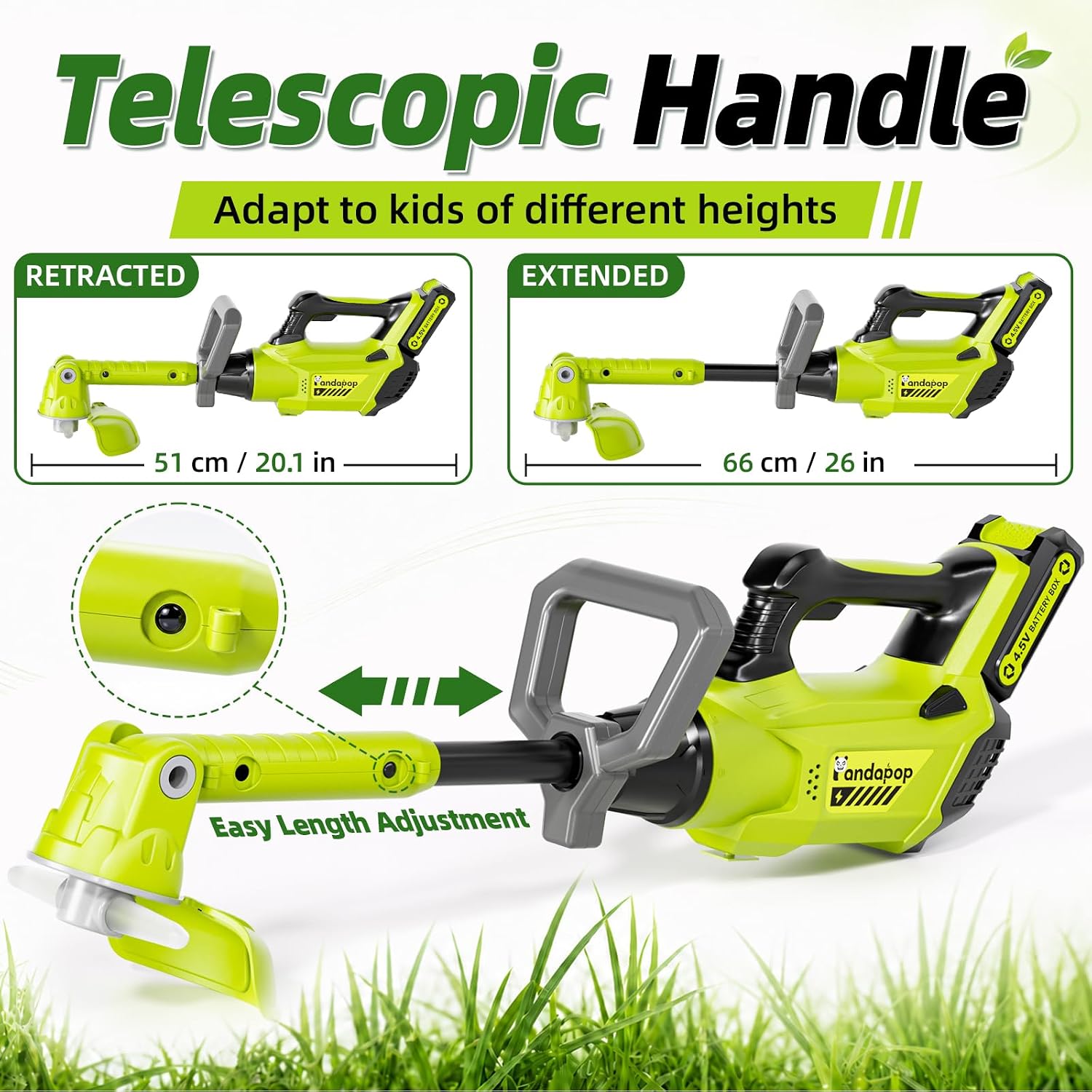 Detalle 1 de Pandapop Kids Weed Wacker Toy