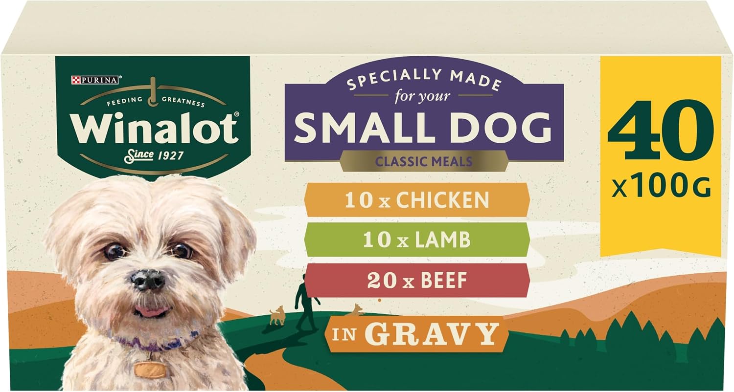 Detalle de WINALOT Sunday Dinner Mixed in Gravy Wet Dog Food 40x100g