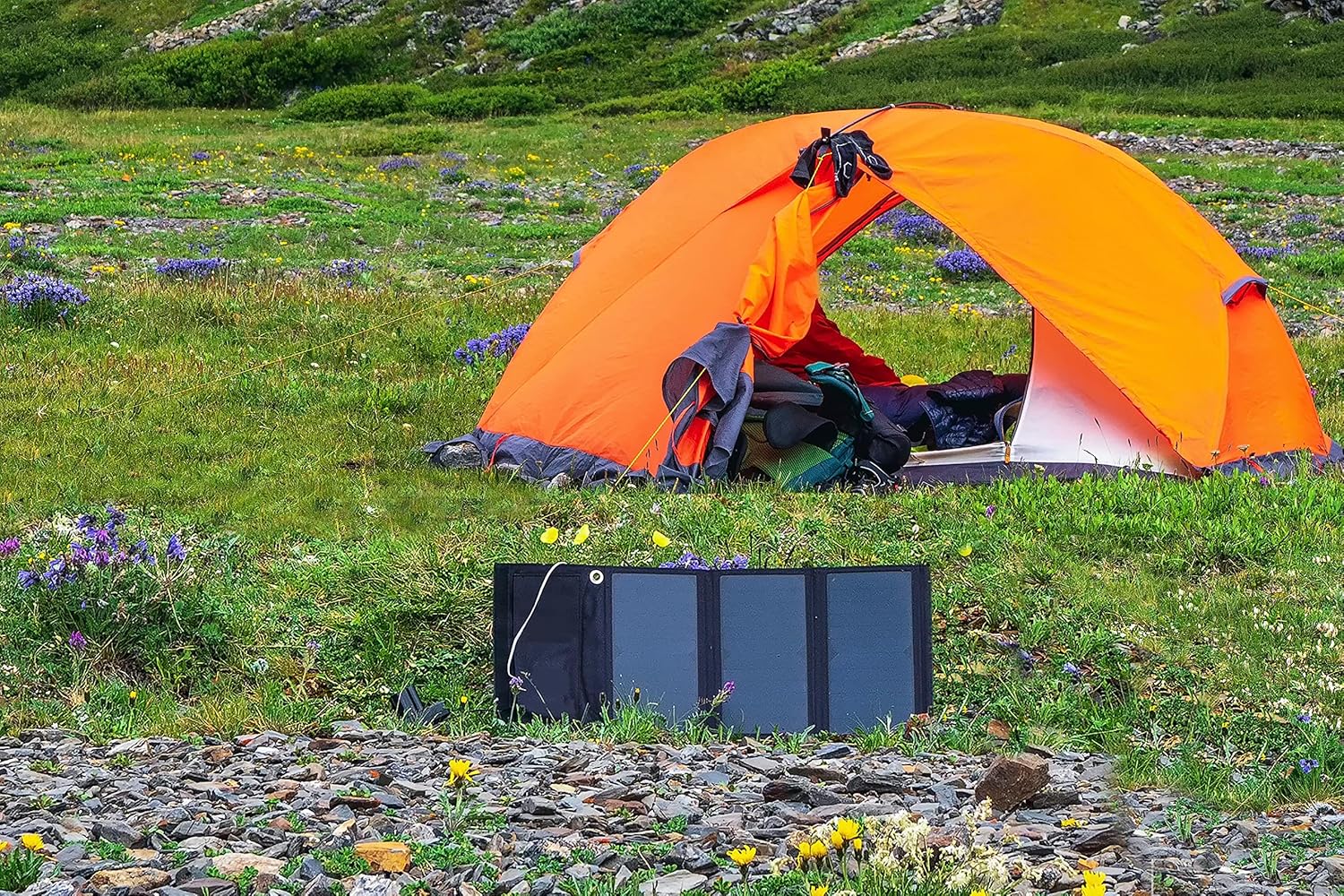 Thumbnail 4 de Technaxx TX-207 21W Foldable Portable Solar Charger with 2 USB Ports (Monocrystalline)