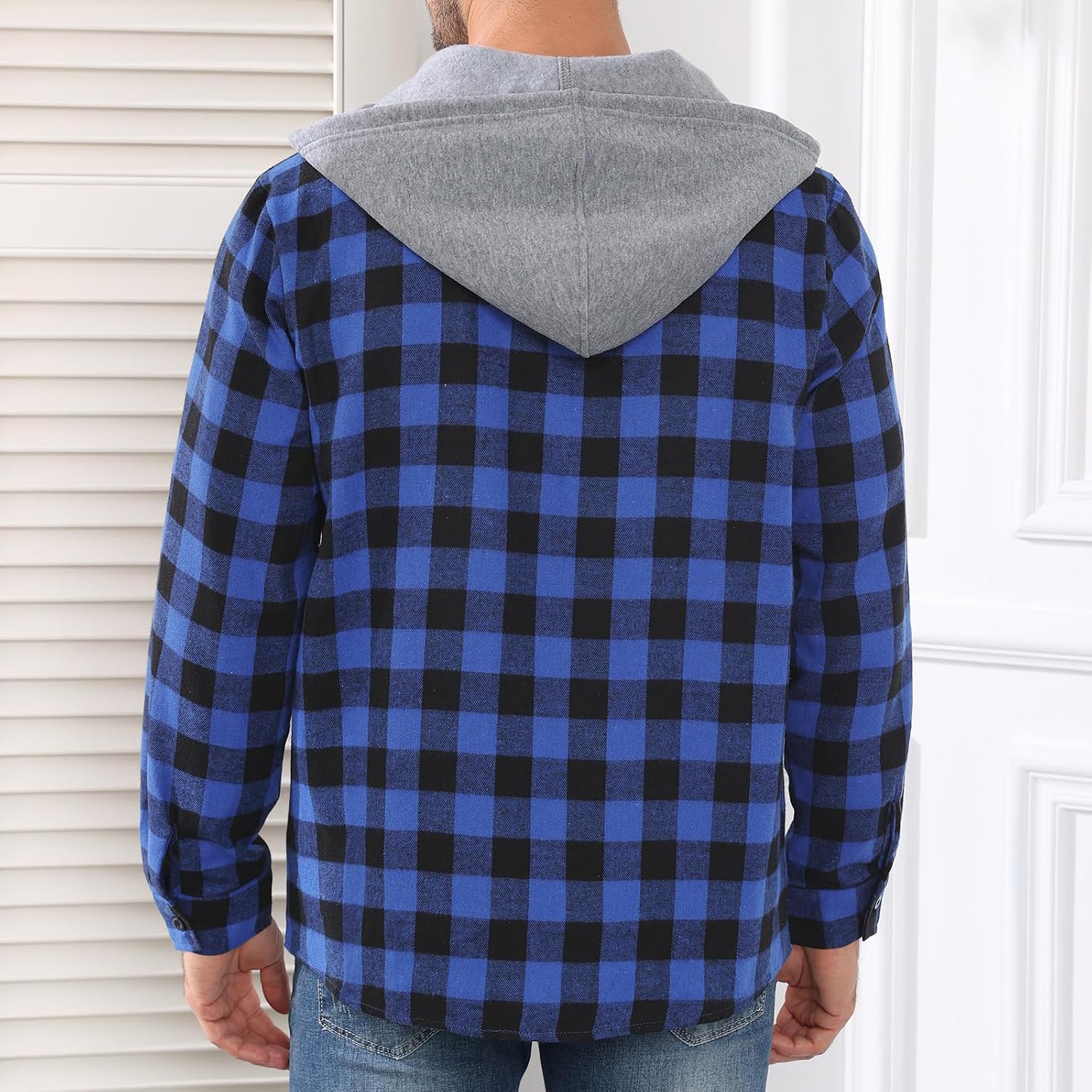Thumbnail 2 de CTU Lightweight Plaid Hooded Shirt with Pocket: A Practical Everyday Layer