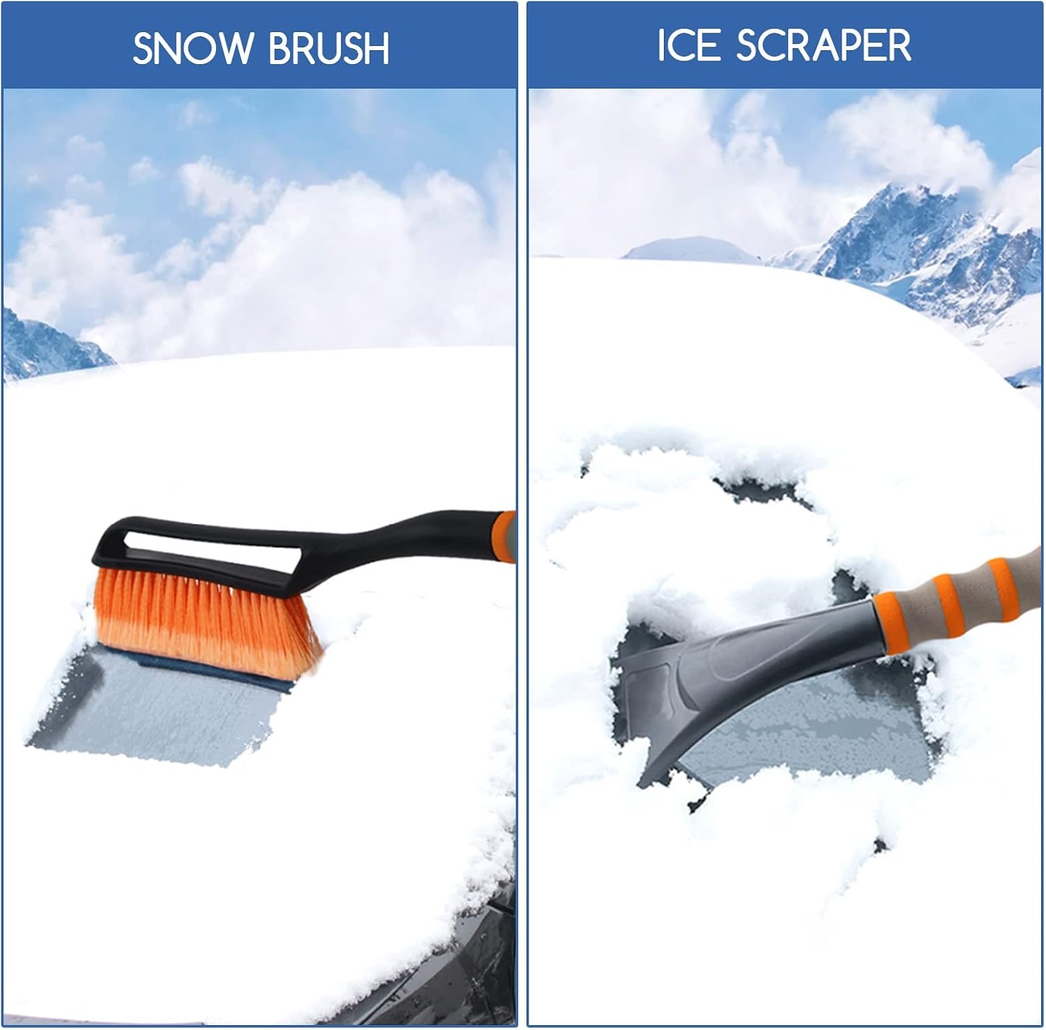 Thumbnail 3 de Jsdoin 27” Snow Brush with 2-in-1 Ice Scraper
