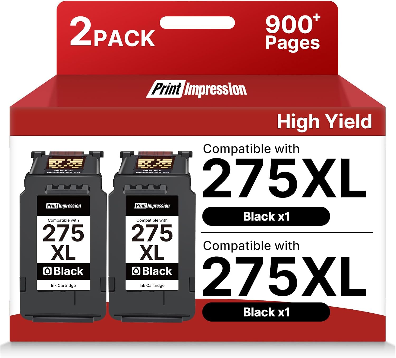 Detalle de PG-275XL Black Ink Cartridge (High Yield) Compatible for Canon PG-275XL 275XL