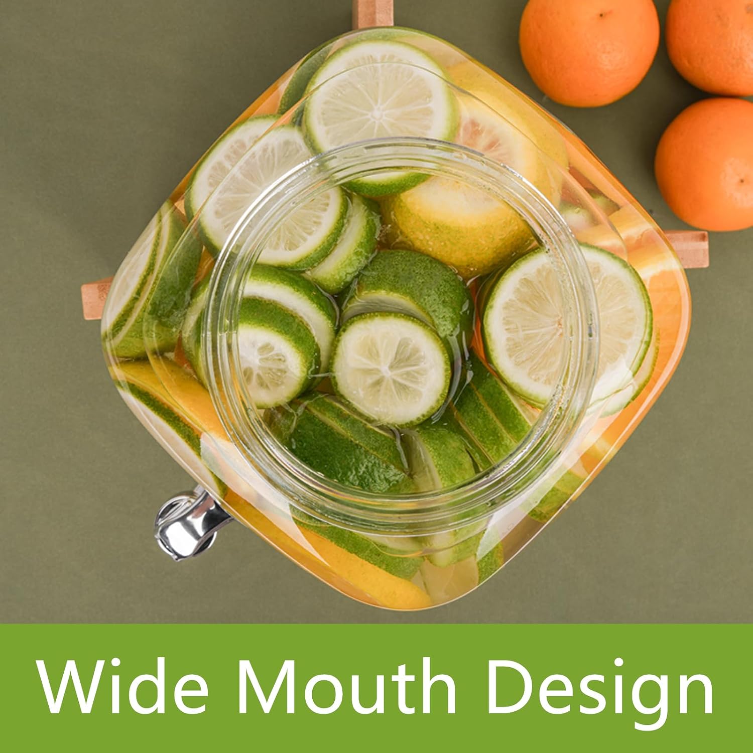 Thumbnail 5 de 8L Glass Drink Dispenser 2-pack