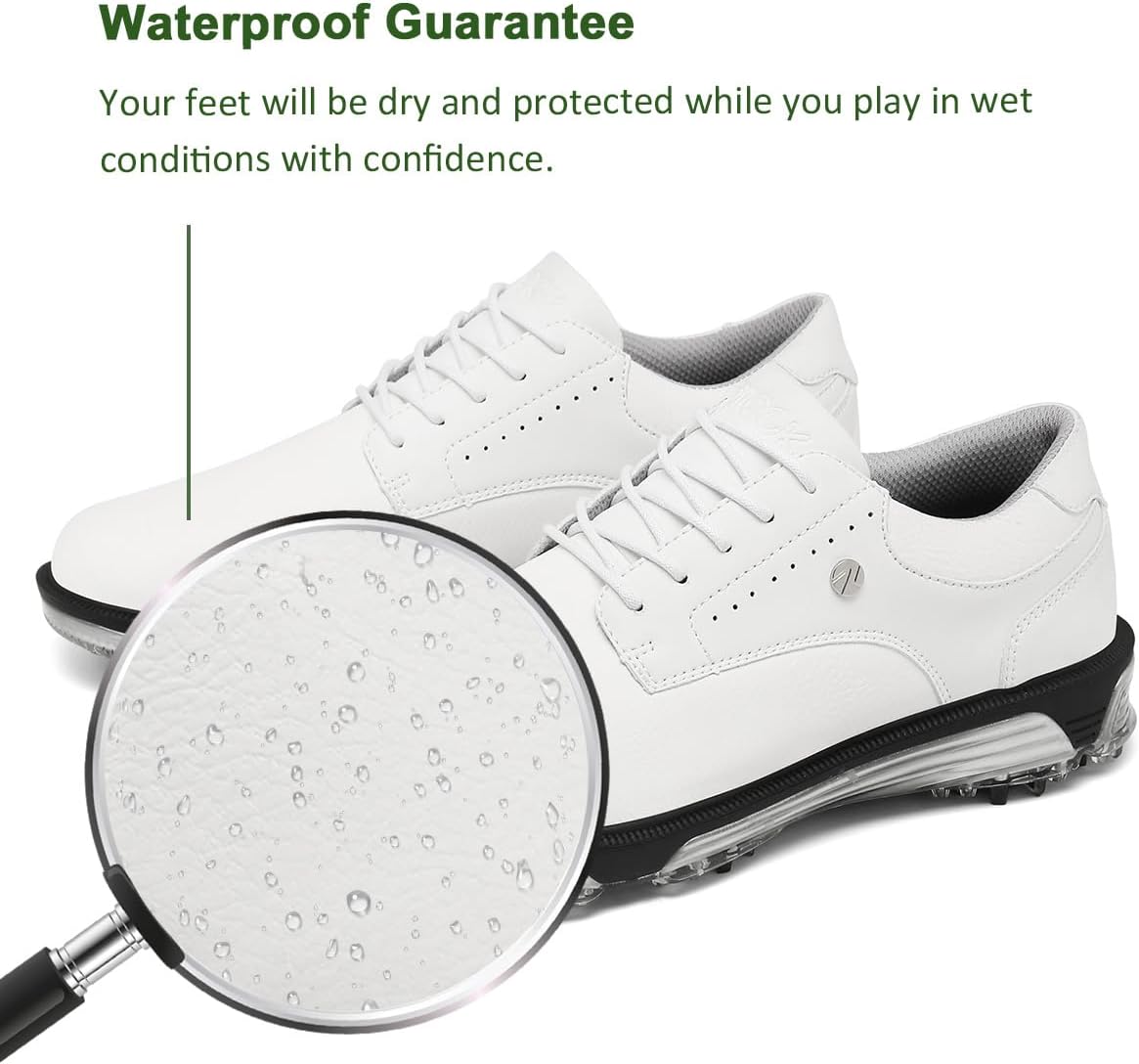 Detalle de ULTIANT Mens Golf Shoes Traditions Spikeless: Comfort, Style, and Durability on the Green