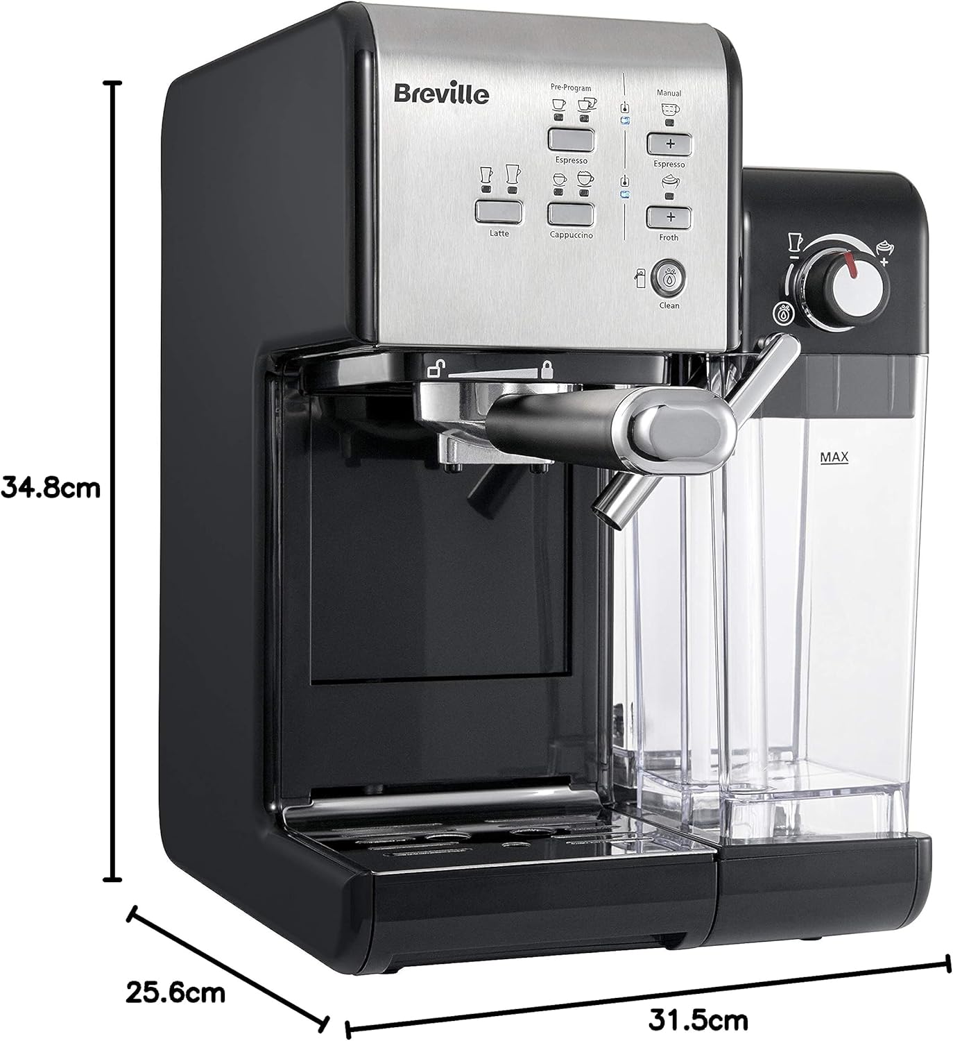 Thumbnail 9 de Breville Prima Latte II Espresso ☕ Cafetera con espumador y bomba 15 bares