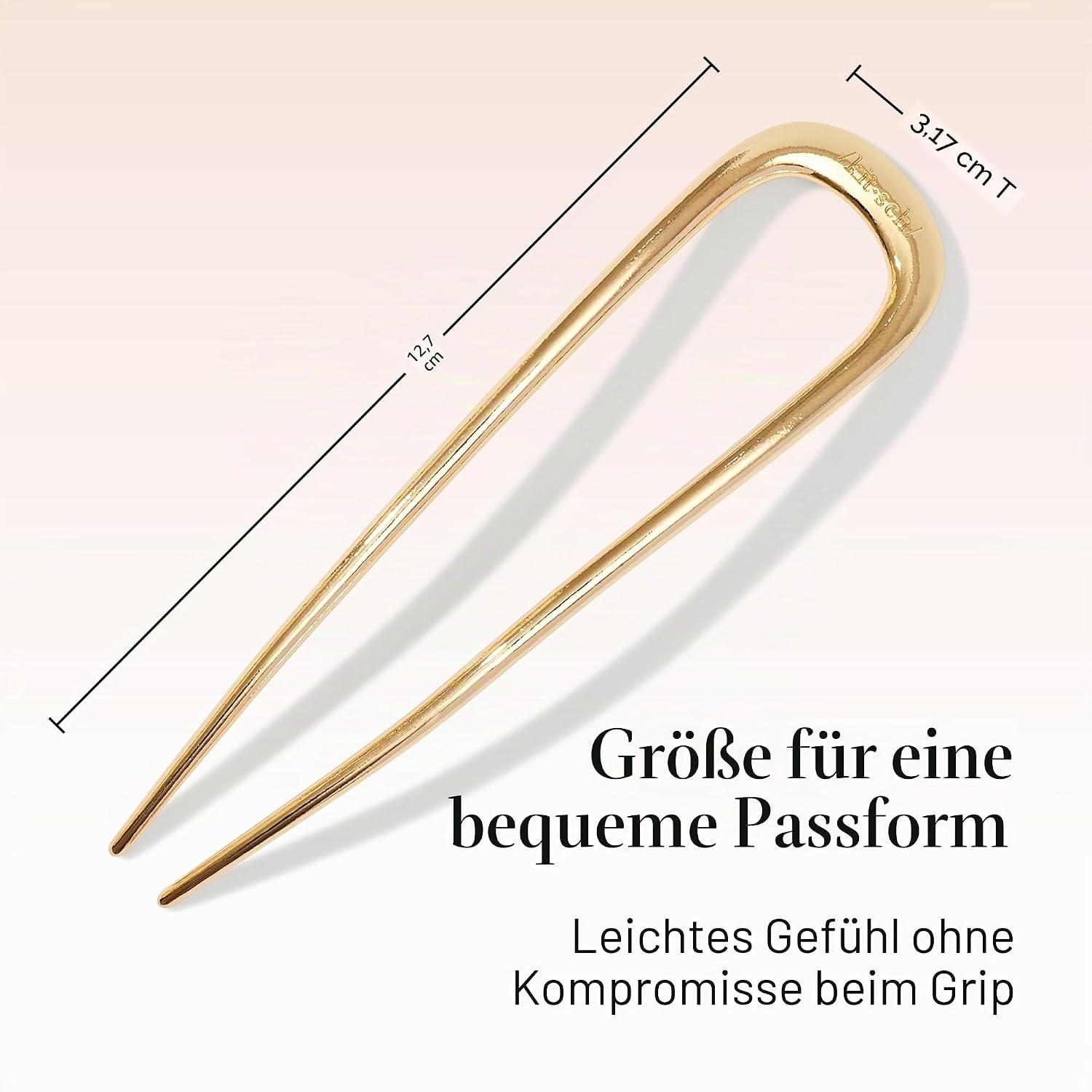 Thumbnail 4 de Kitsch Haarnadel Gold 1 Stück