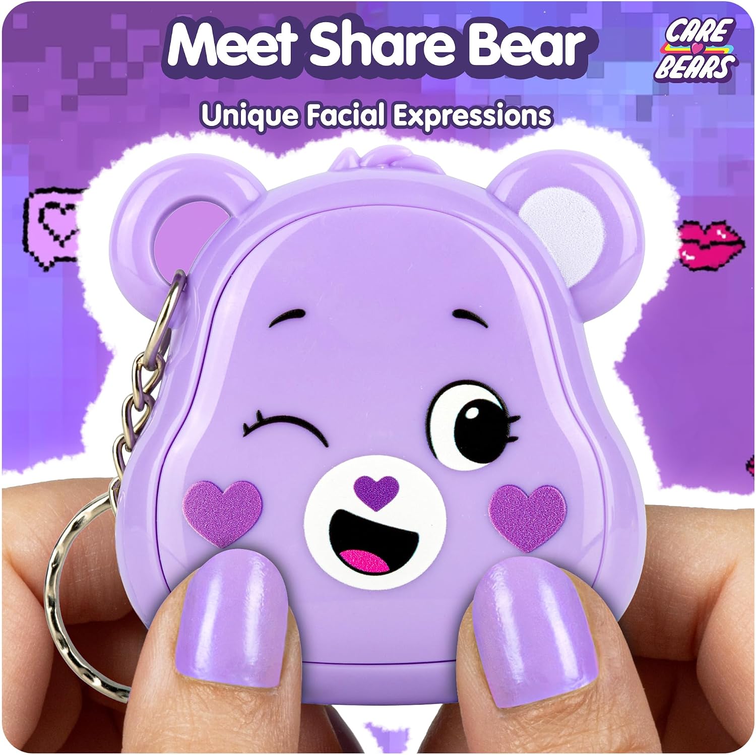 Detalle 2 de Care Bears Digital Pet – Share Bear cyber pet with care features (1.4” screen)