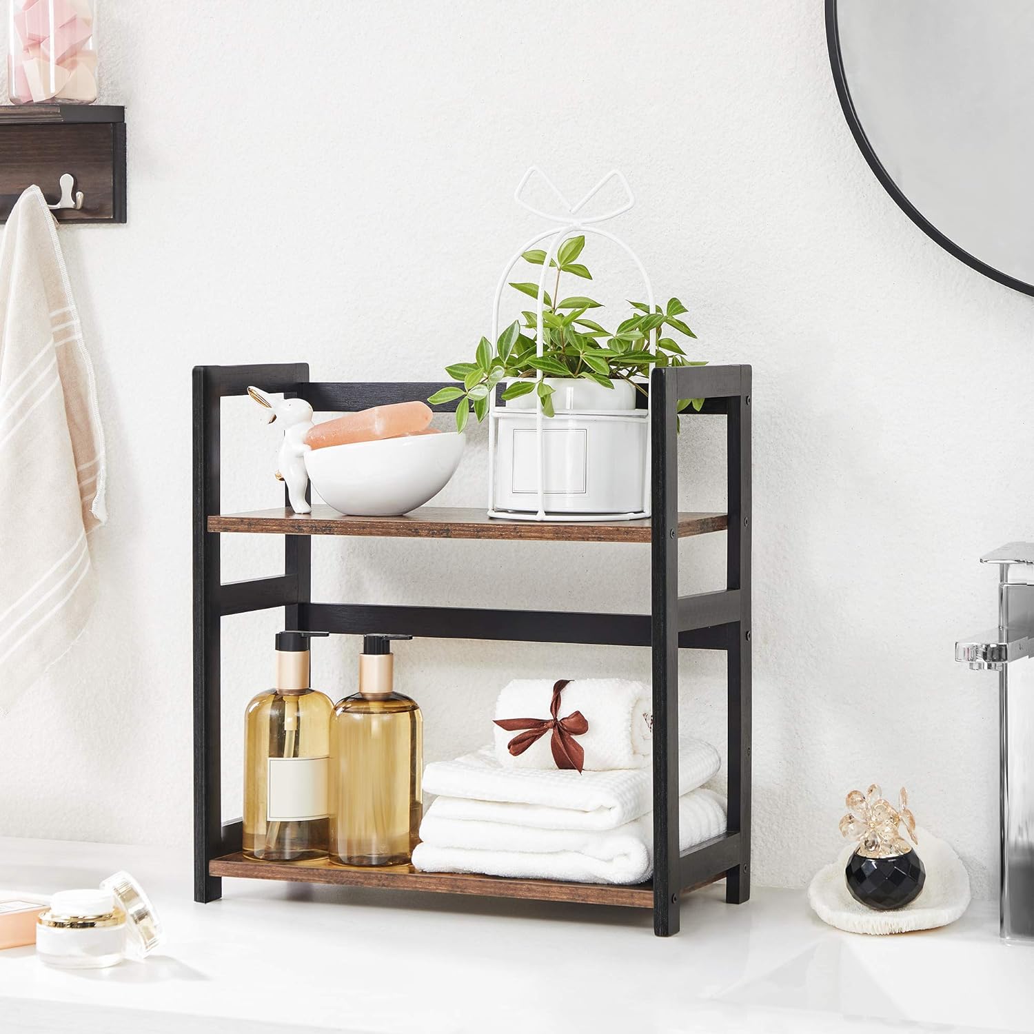 Detalle de SONGMICS Spice Rack OFS046B01 2 Tier