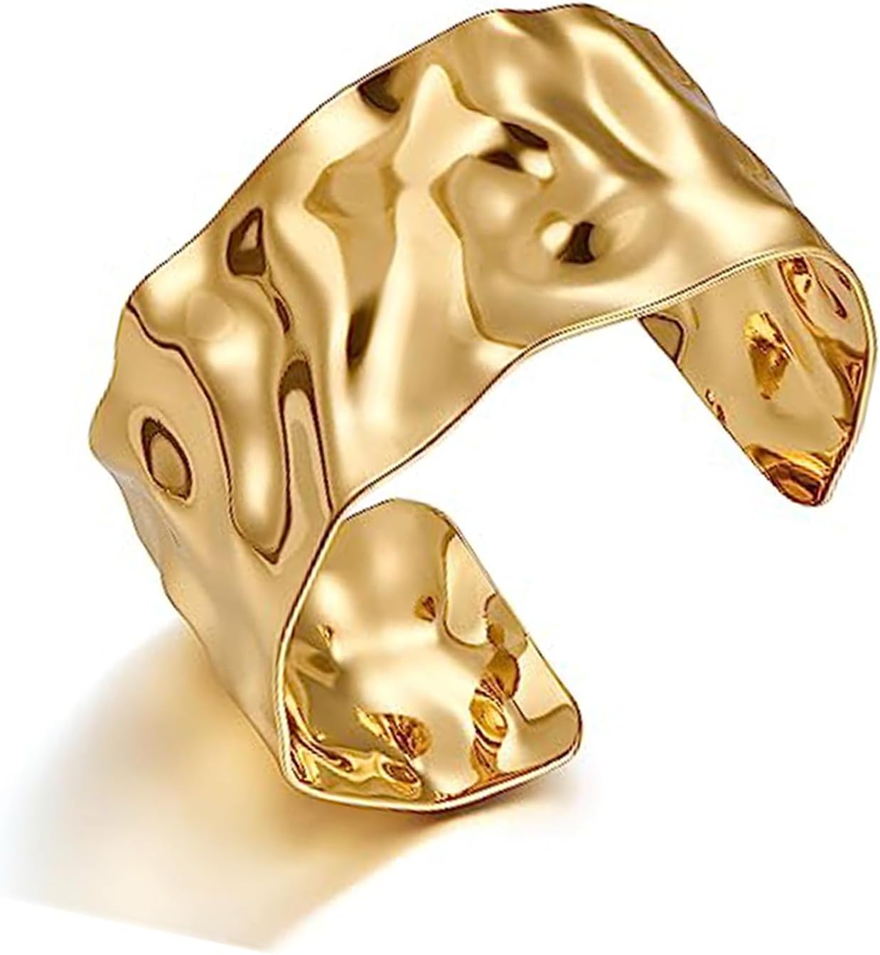 Thumbnail 6 de HEEYA Armreif Damen Gold – Offenes verstellbares Manschettenarmband in Geschenkbox