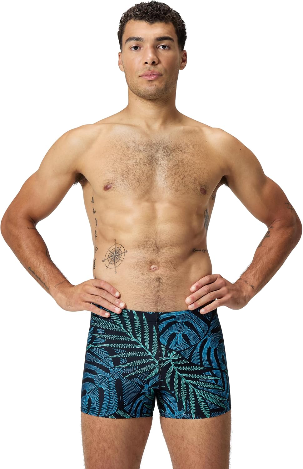 Thumbnail 5 de Speedo MSPLICESQUARELEG Men's Square-Leg Swimsuit with UPF 50+