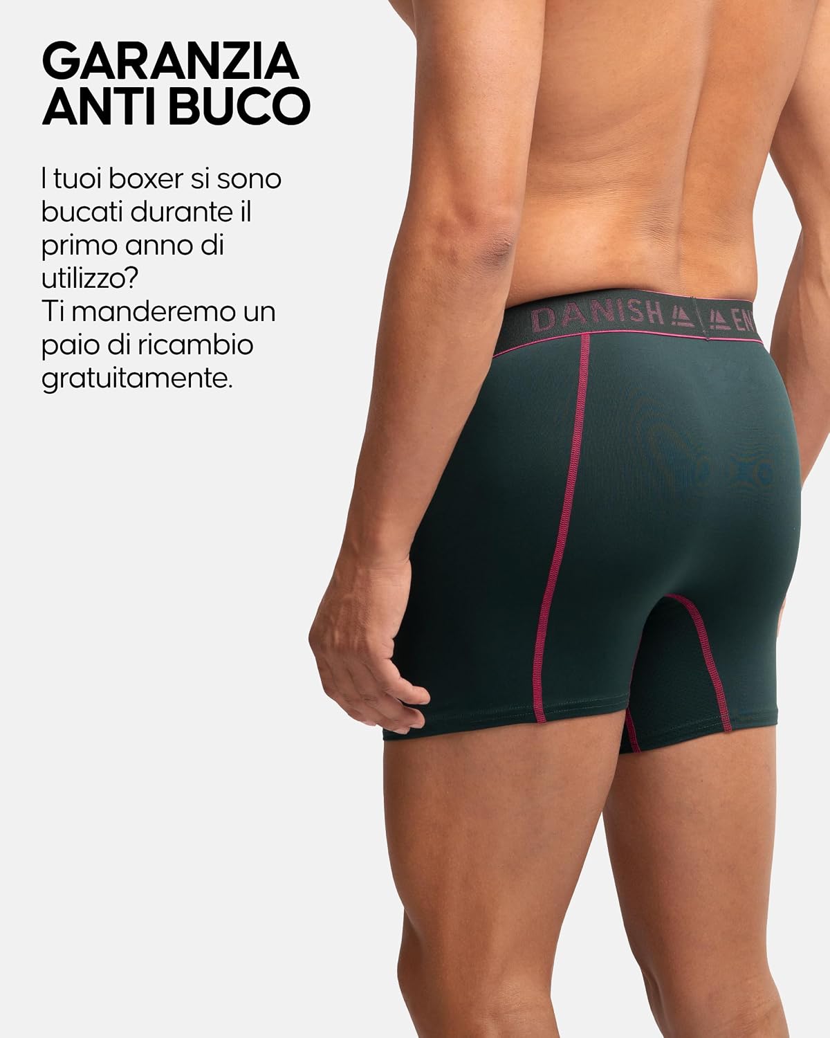 Thumbnail 3 de Danish Endurance Boxer sportivi traspiranti e leggeri (confezione da 3) da uomo