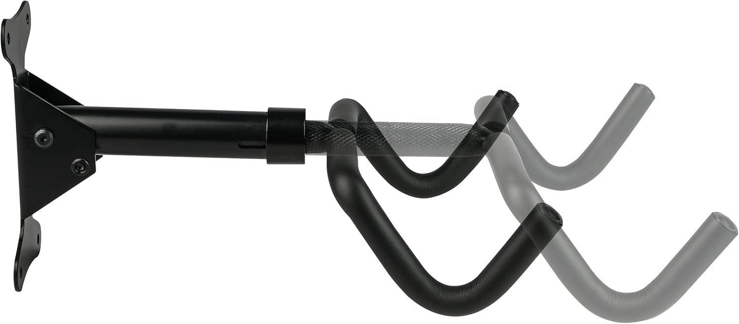 Thumbnail 2 de EUFAB 16422 Fahrrad Wandhalterung – klappbar, einstellbar, Schwarz