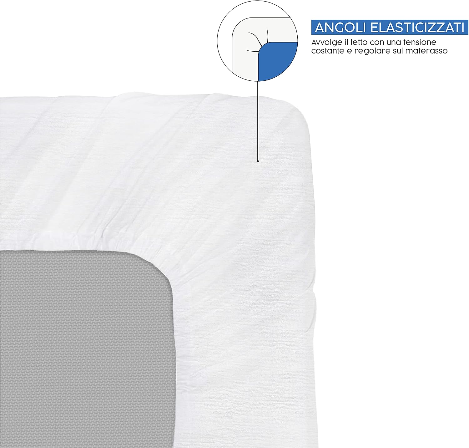 Detalle de osama home Coprimaterasso singolo 90x200x25