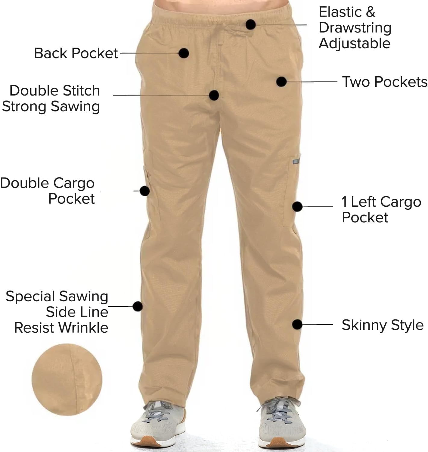 Detalle 2 de Scrubs set for comfort, 5 pockets
