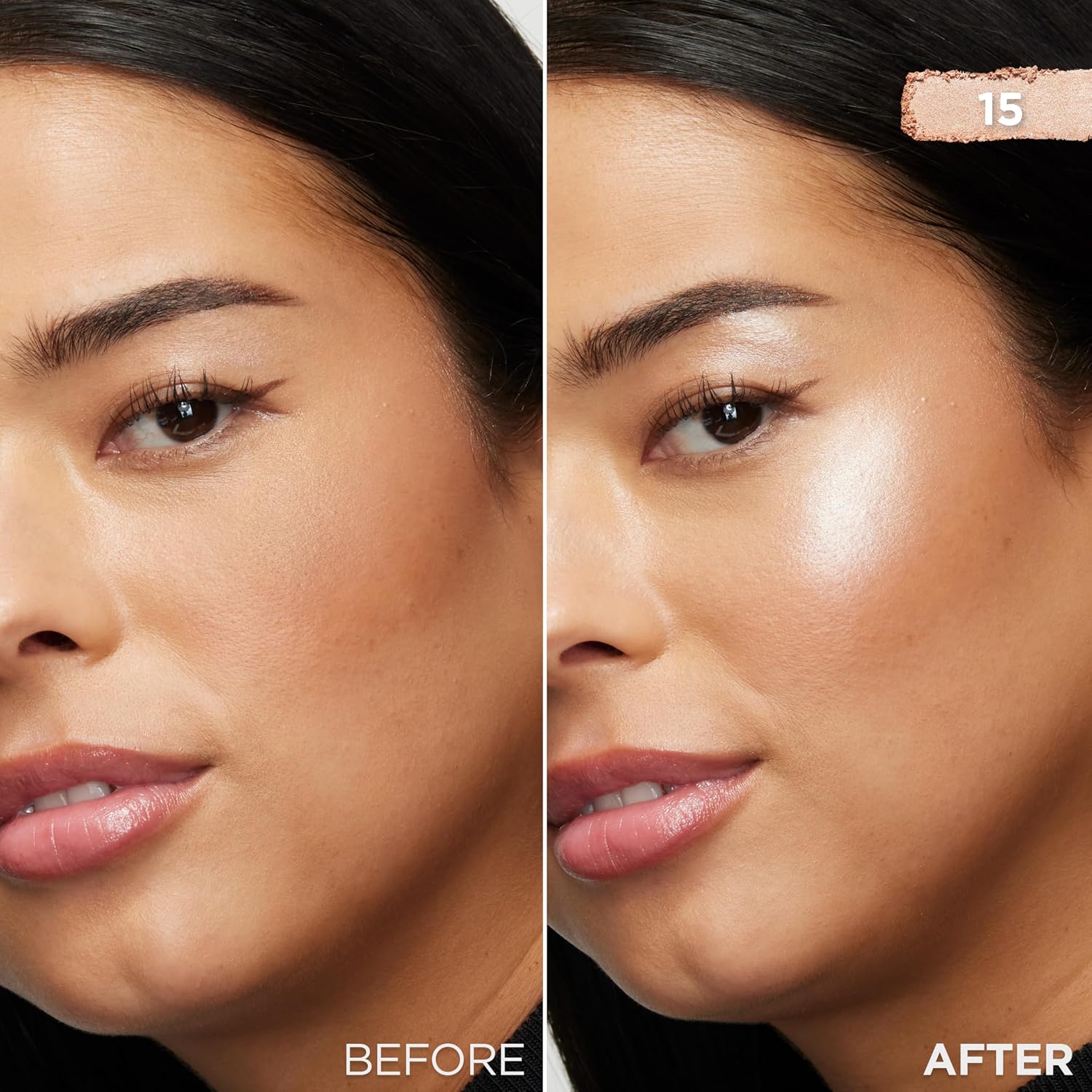 Detalle de L’Oréal Paris powder highlighter, Champagne Glow 15