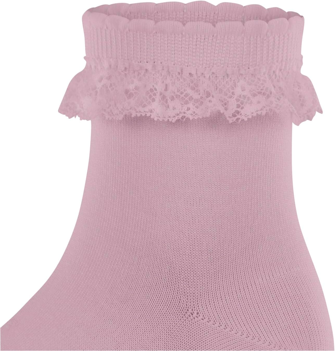 Detalle de FALKE Kids Romantic Lace Socks: Breathable Cotton Luxury for Festive Occasions