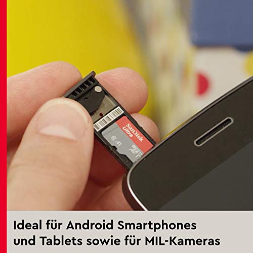 Detalle de SanDisk Ultra microSDXC UHS-I Speicherkarte 128 GB (2er-Pack) mit Adapter – ideal für Smartphones und Tablets