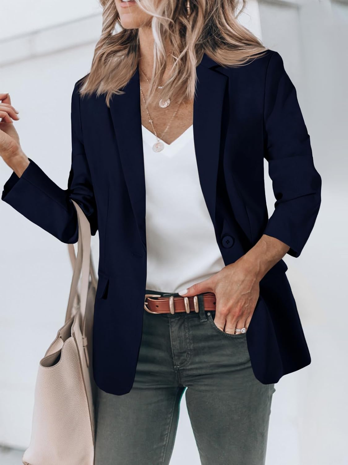 Detalle 2 de Cicy Bell Women's Blazer with Notch Lapel