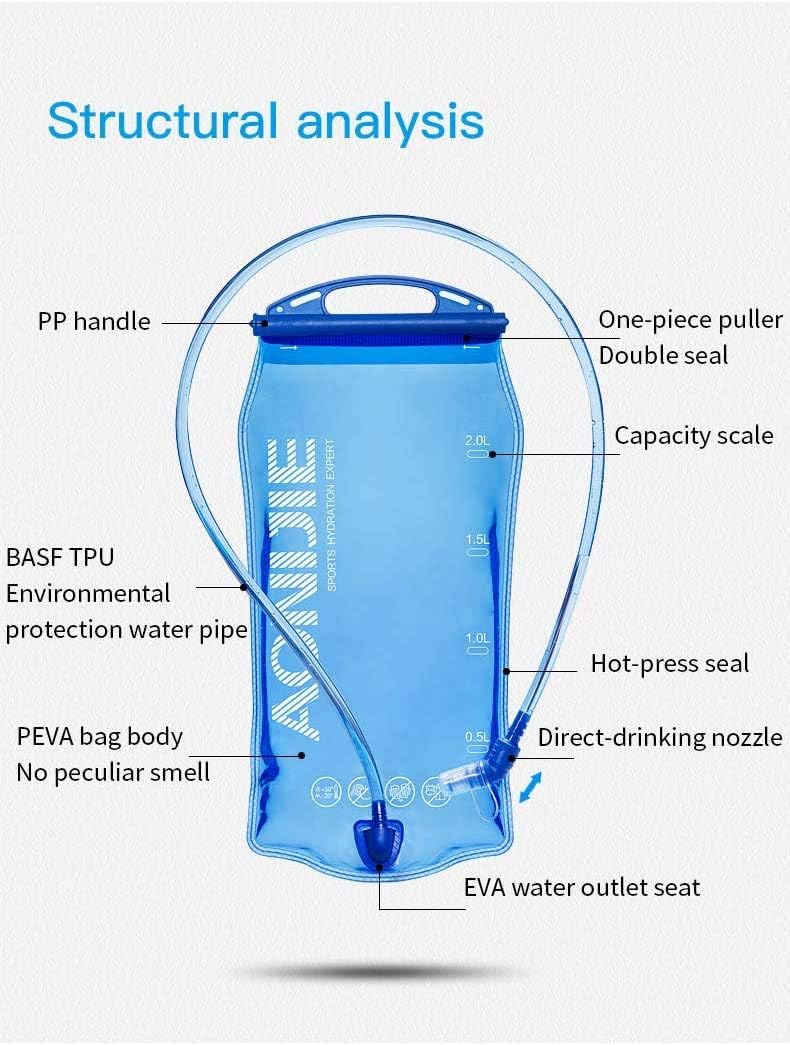 Detalle 2 de AONIJIE 1L Hydration Bladder