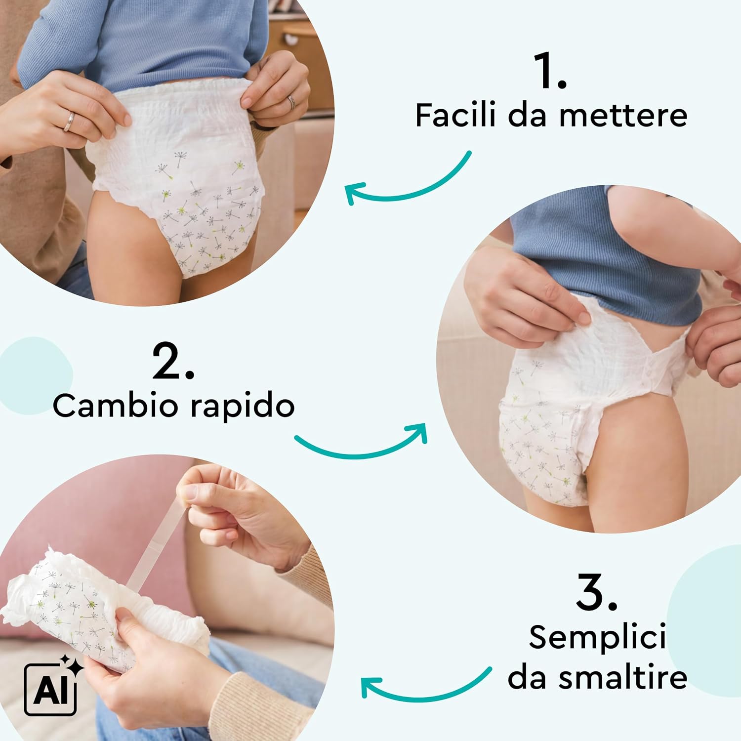 Thumbnail 4 de Pannolini a mutandina Lillydoo Taglia 5 (11+ kg) — pacco scorta 132 unità