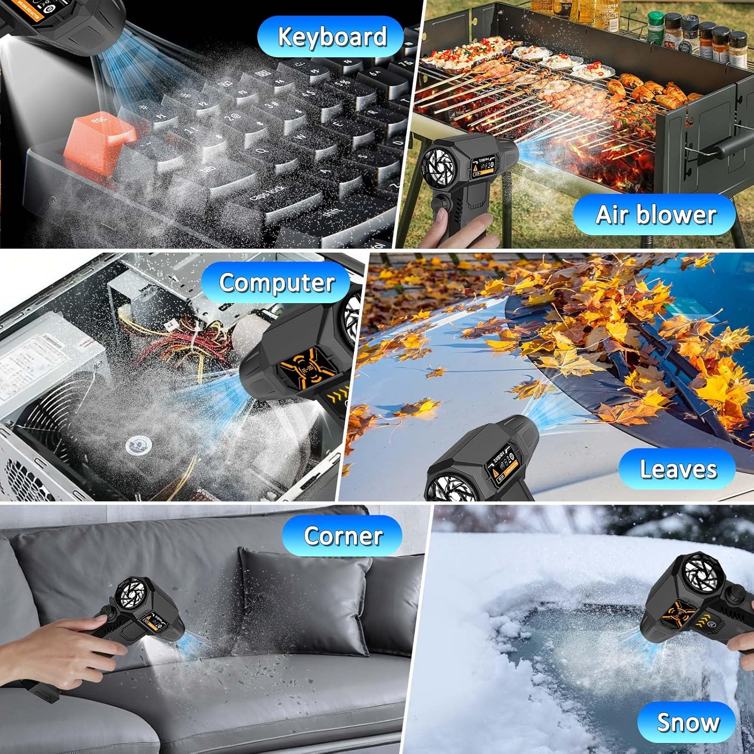 Thumbnail 5 de Immver Compressed Air Duster Cleaner 150,000RPM