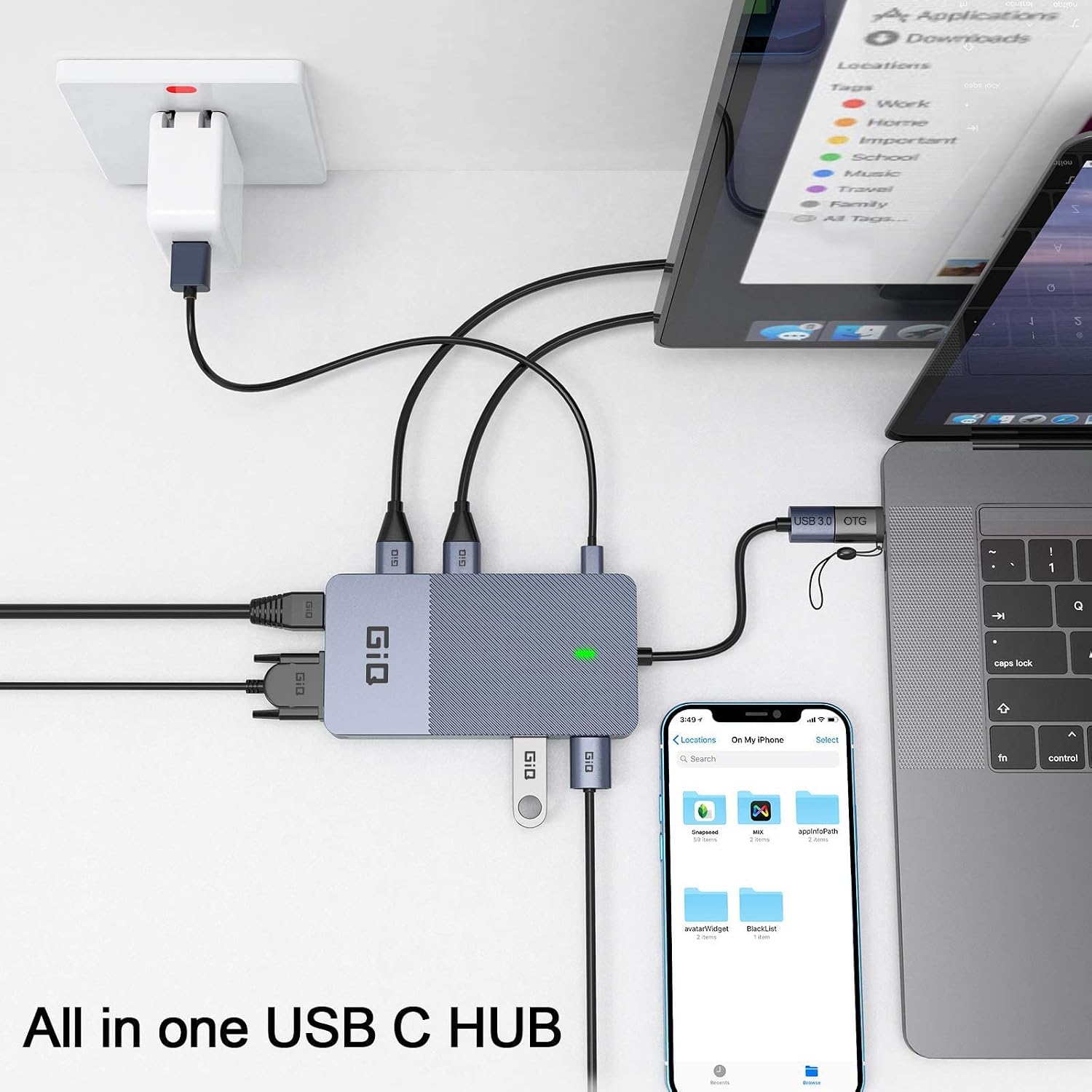 Thumbnail 5 de GIQ USB C Docking Station Dual HDMI